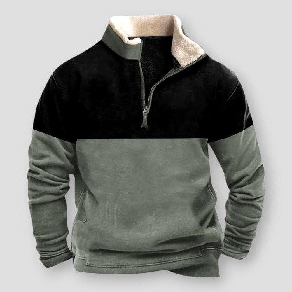 Sky Madrid Chester Halb-Zip Sweatshirt