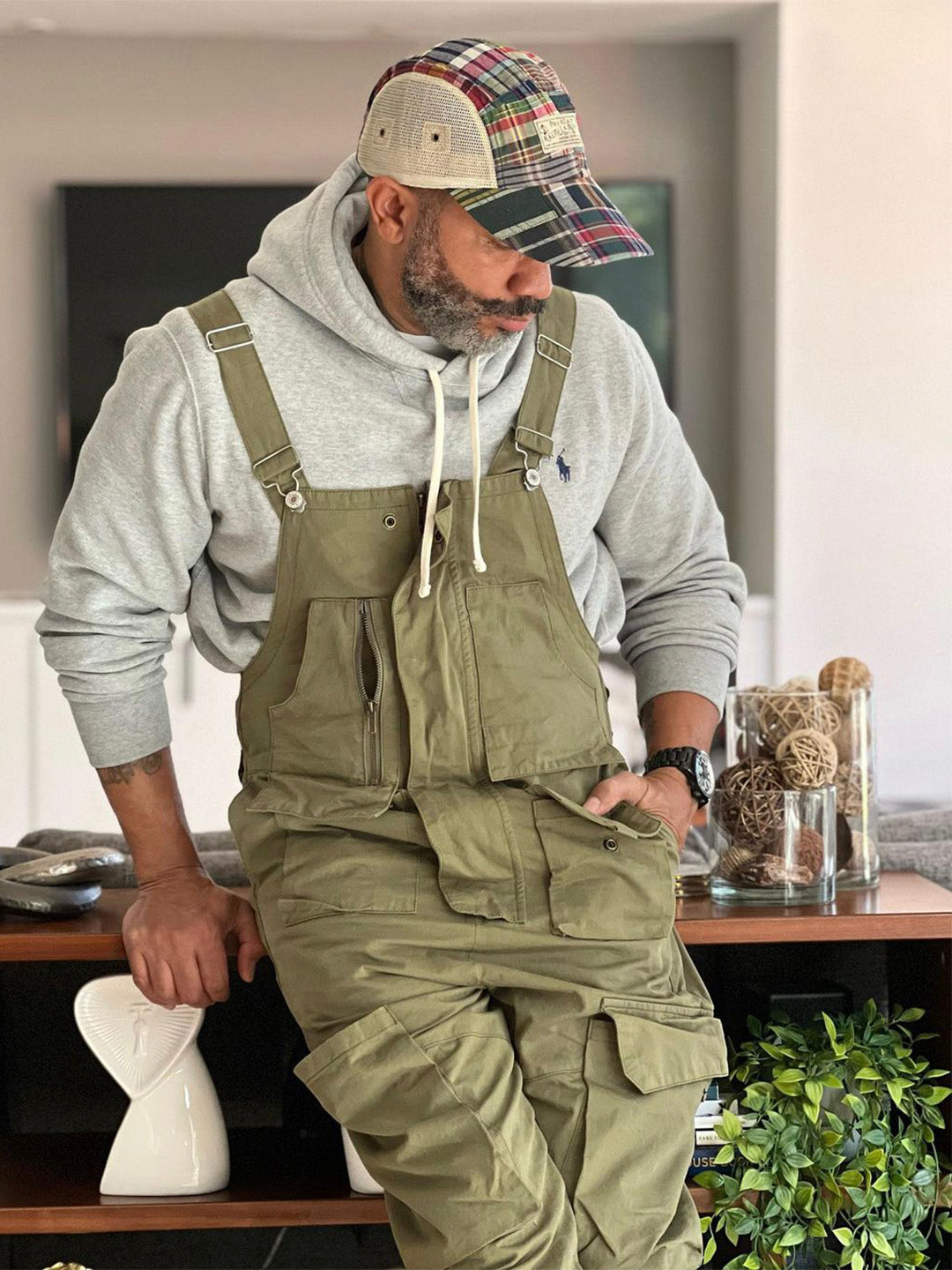 DANIEL PORTLAND I Lässige Latzhose