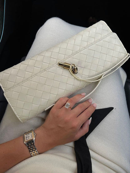 Bianca gevlochten tas
