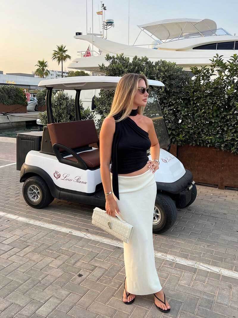 Bianca gevlochten tas