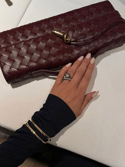 Bianca gevlochten tas
