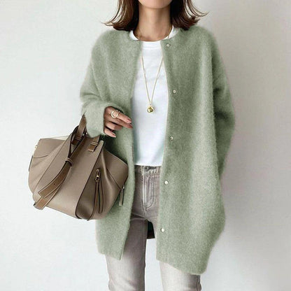 Zoey – Eleganter und bequemer Wollmantel für Frauen