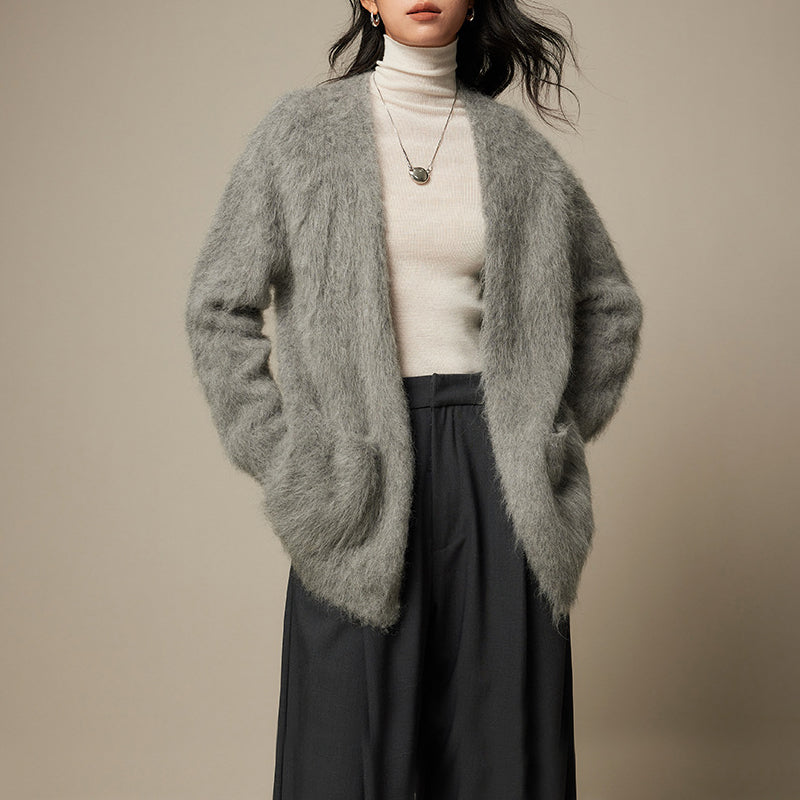 Sofia Amoretti Ultraweicher Alpaka-Cardigan