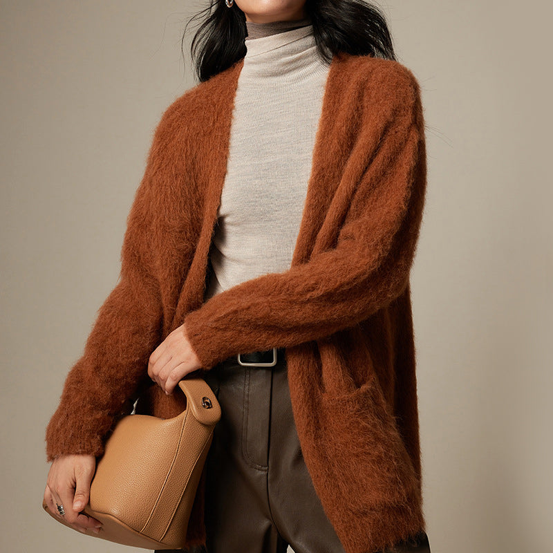 Sofia Amoretti Ultraweicher Alpaka-Cardigan