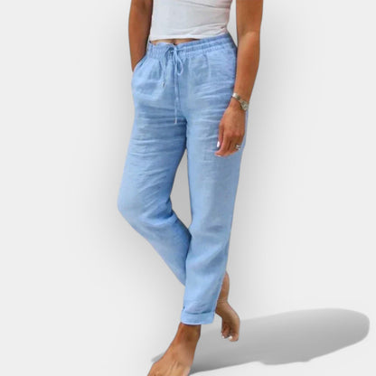 Luftige Sommerhose aus Leinen