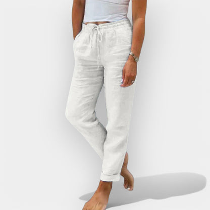 Luftige Sommerhose aus Leinen
