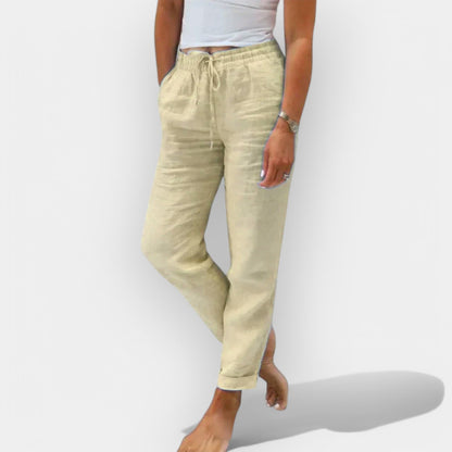 Luftige Sommerhose aus Leinen