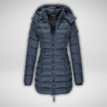 TALIA™ – Klassische lange Steppjacke