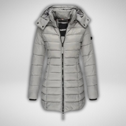 TALIA™ – Klassische lange Steppjacke