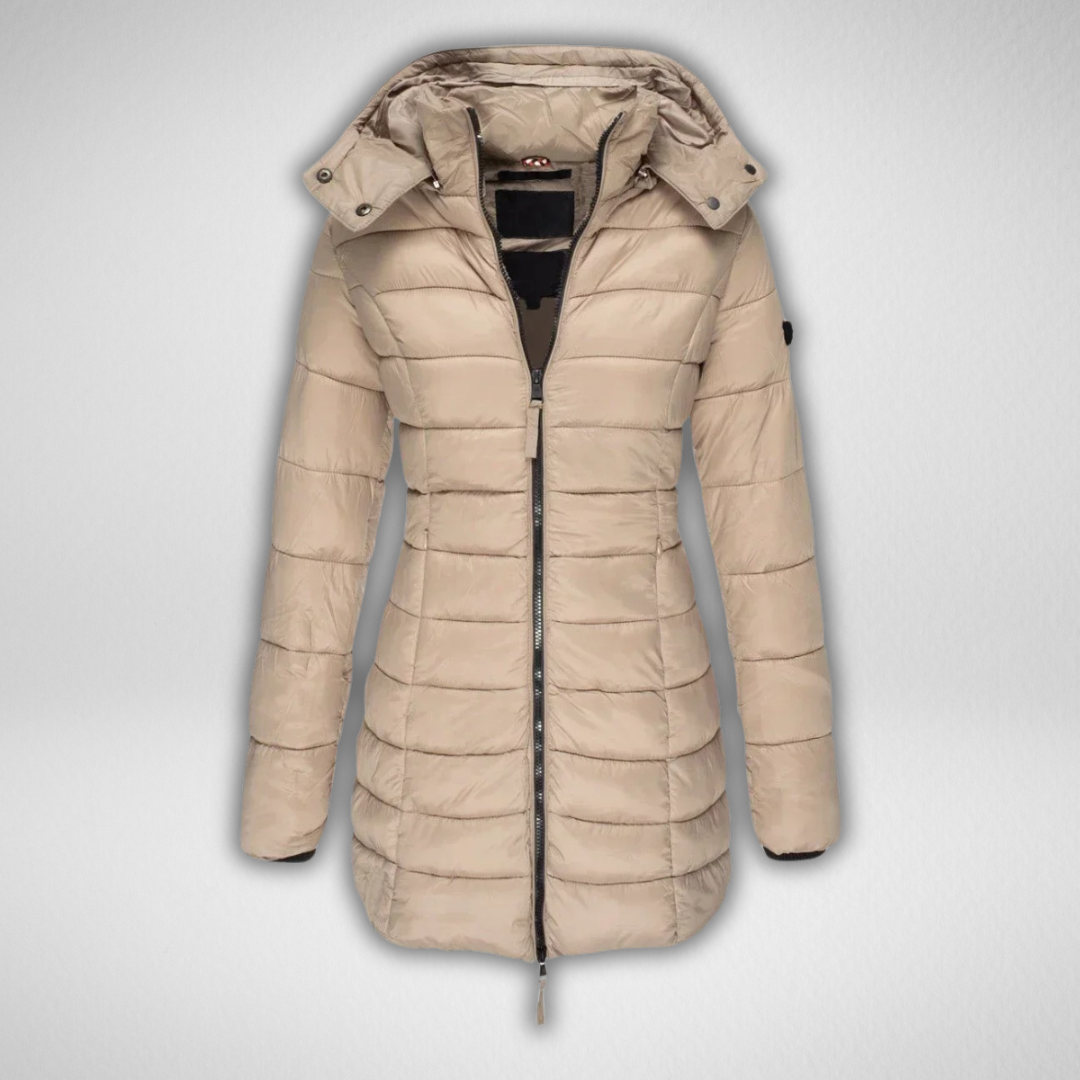 TALIA™ – Klassische lange Steppjacke