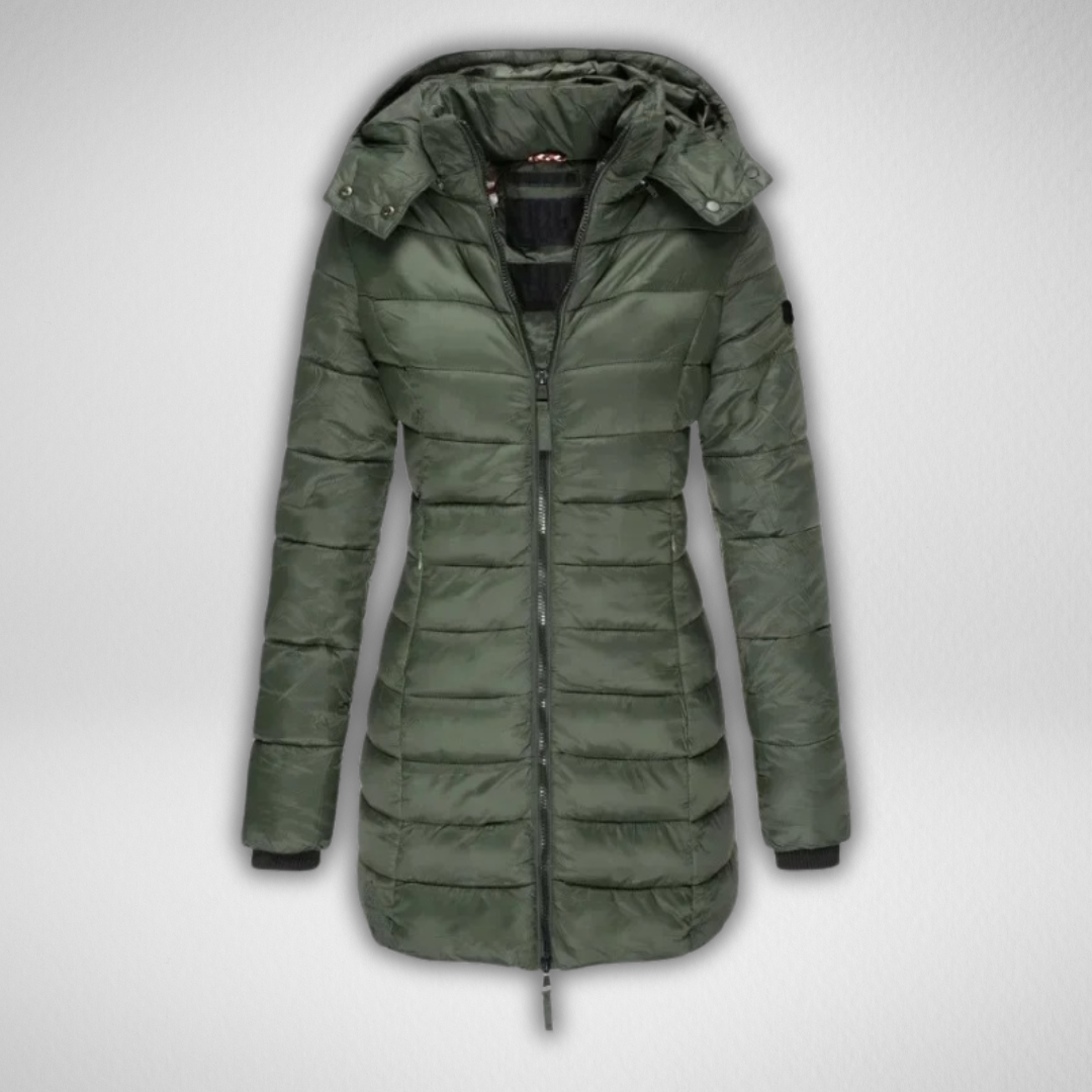 TALIA™ – Klassische lange Steppjacke