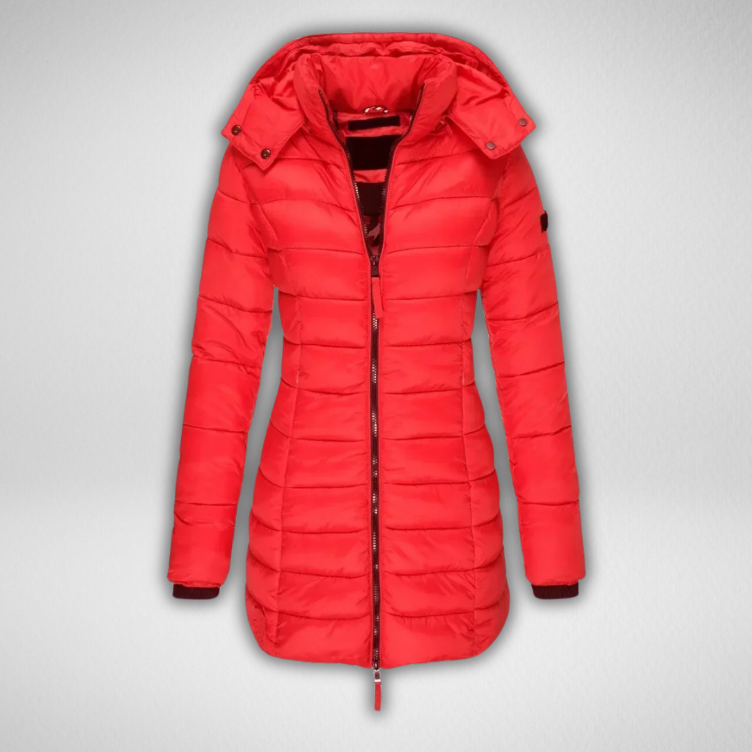 TALIA™ – Klassische lange Steppjacke