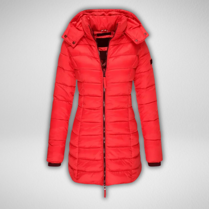 TALIA™ – Klassische lange Steppjacke