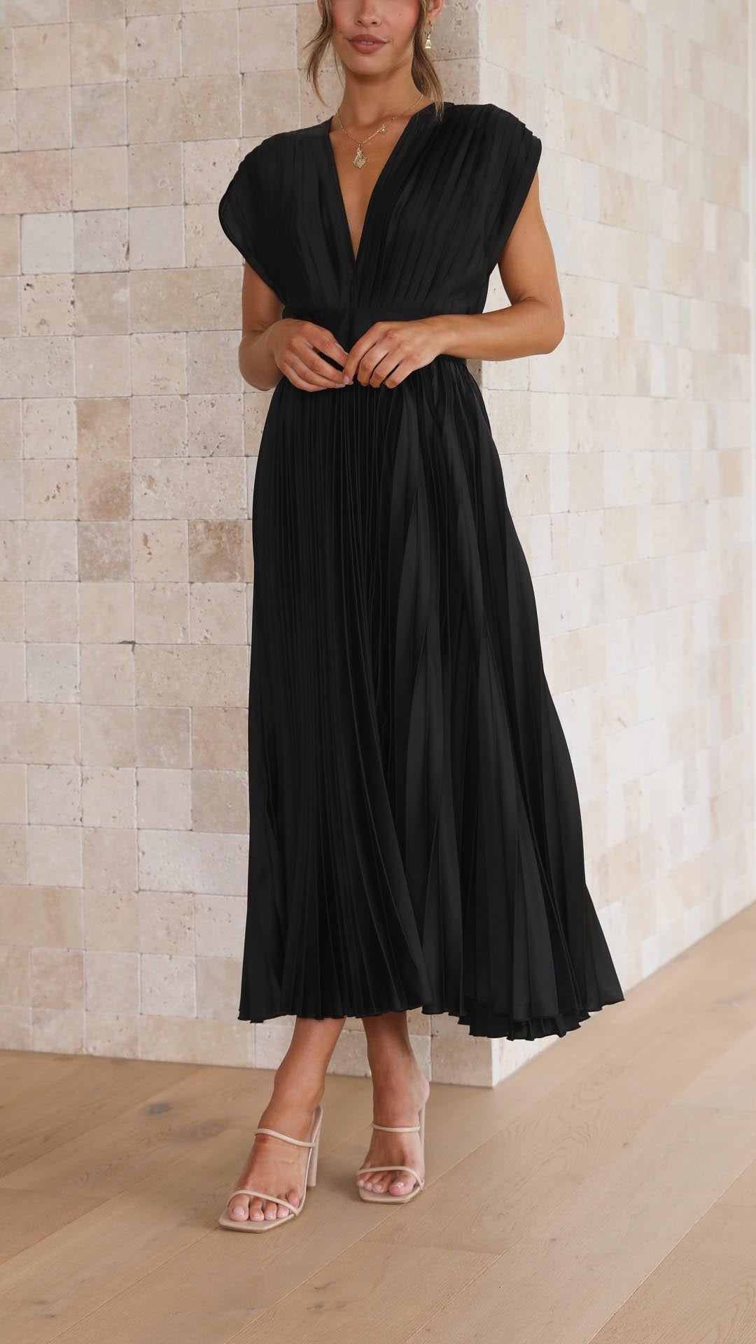 THARAH | Elegante geplooide jurk