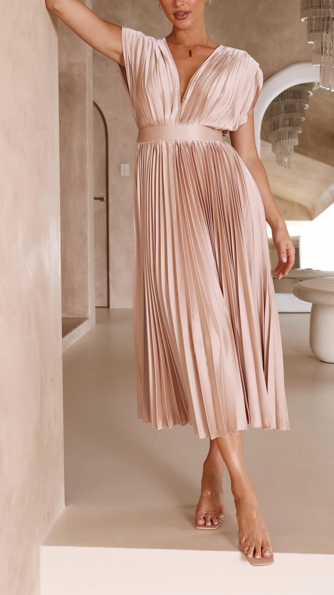 THARAH | Elegante geplooide jurk