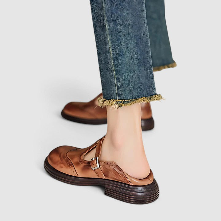 Evelyn™ Elegant Orthopedic Mary Jane Shoes for All-Day Comfort