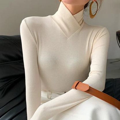 Cross-Rollkragenpullover