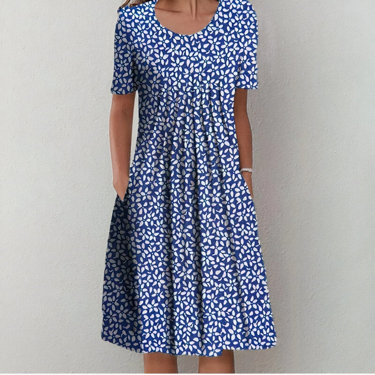 Leilani - Zomerbloemen Ruches Zomerjurk