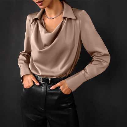 Cassie | Elegante zijden blouse voor dames