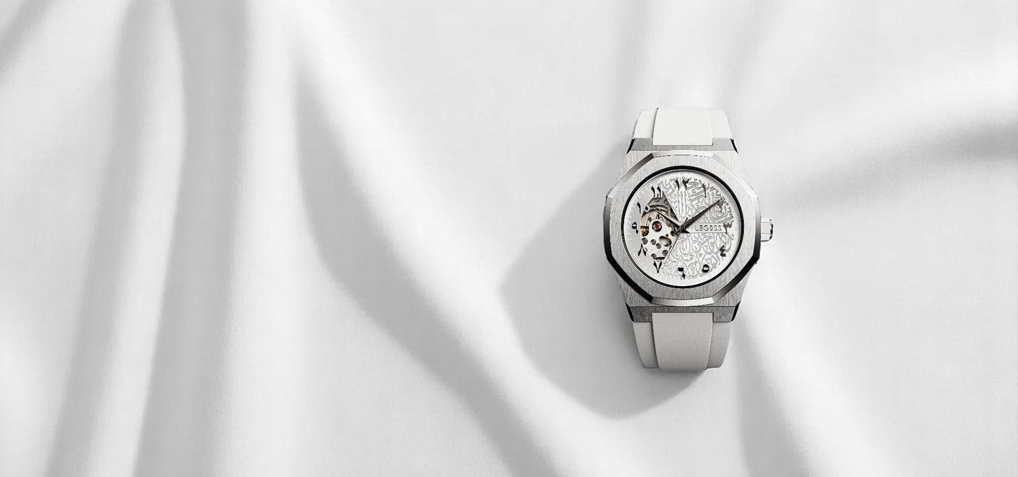 LEGOSS Horloge Blauw Editie Arabische Cijfers