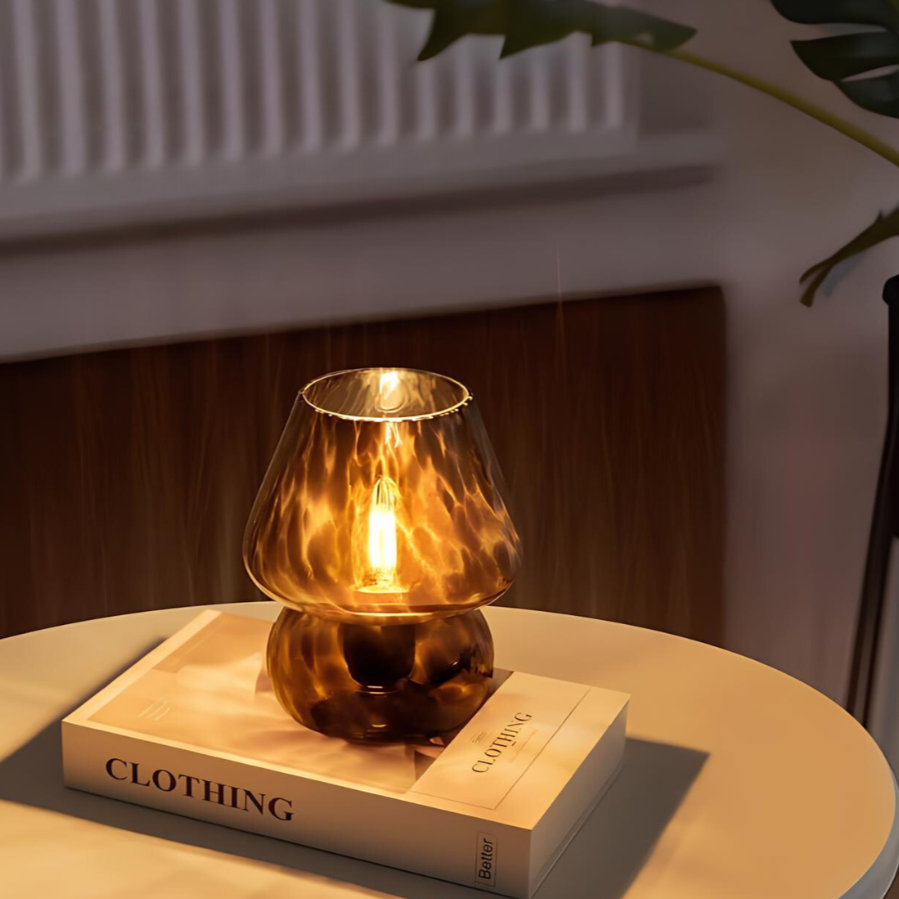 Verra™ Handgeblazen glazen lamp