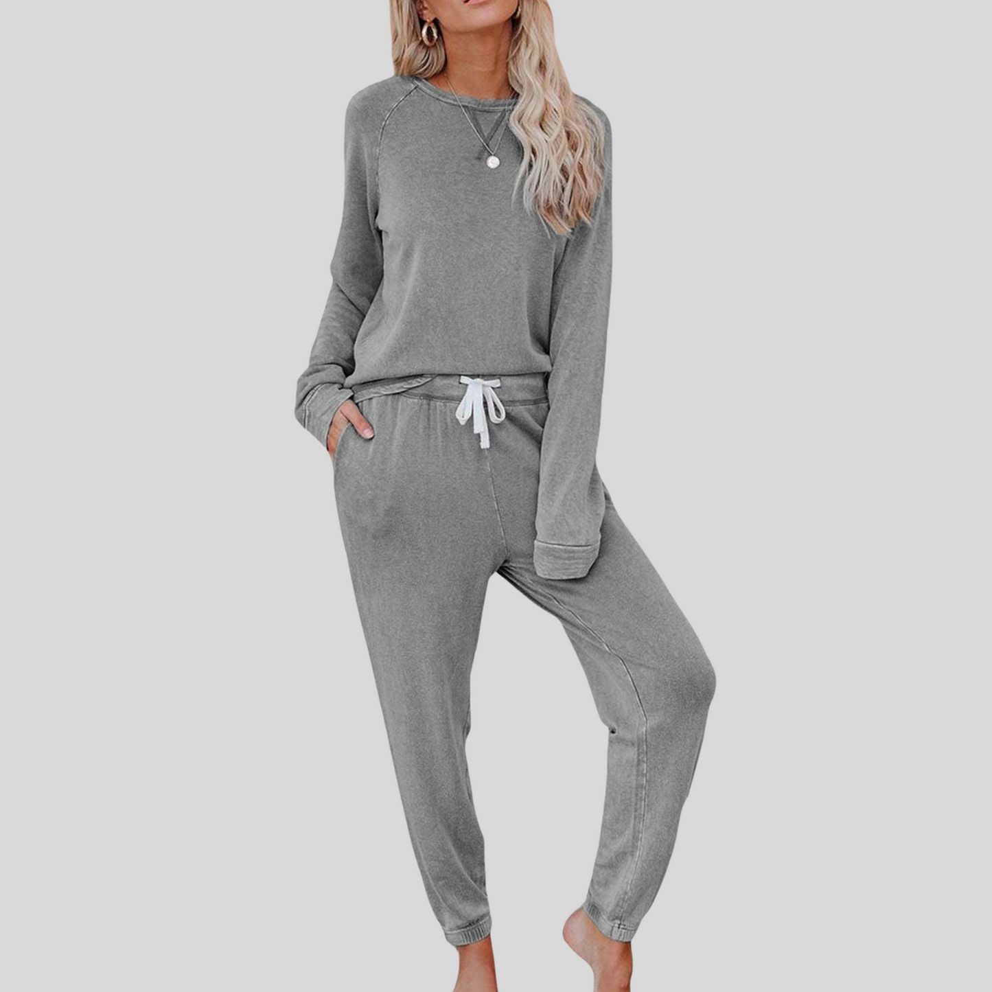Jocelyn | Set van longsleeve en joggingbroek