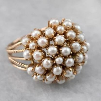 Bush - Ingezette Parels Ring