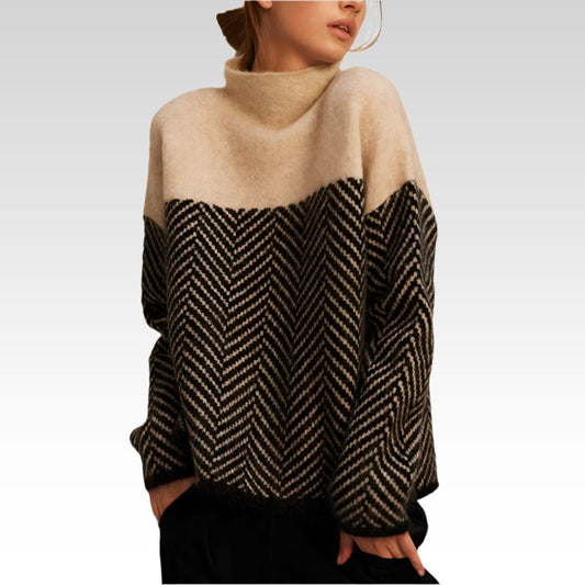 ADELIE | Premium Rollkragenpullover aus edlem Strick