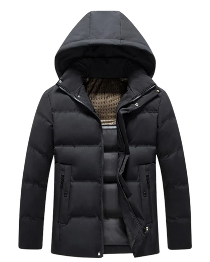 Elegante fleecejas met capuchon