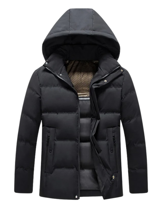Elegante fleecejas met capuchon