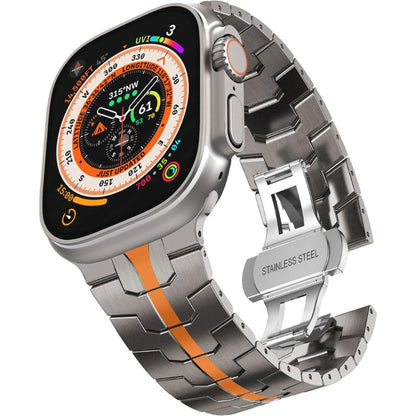 Titanium Roestvrijstalen Apple Watch Bandje