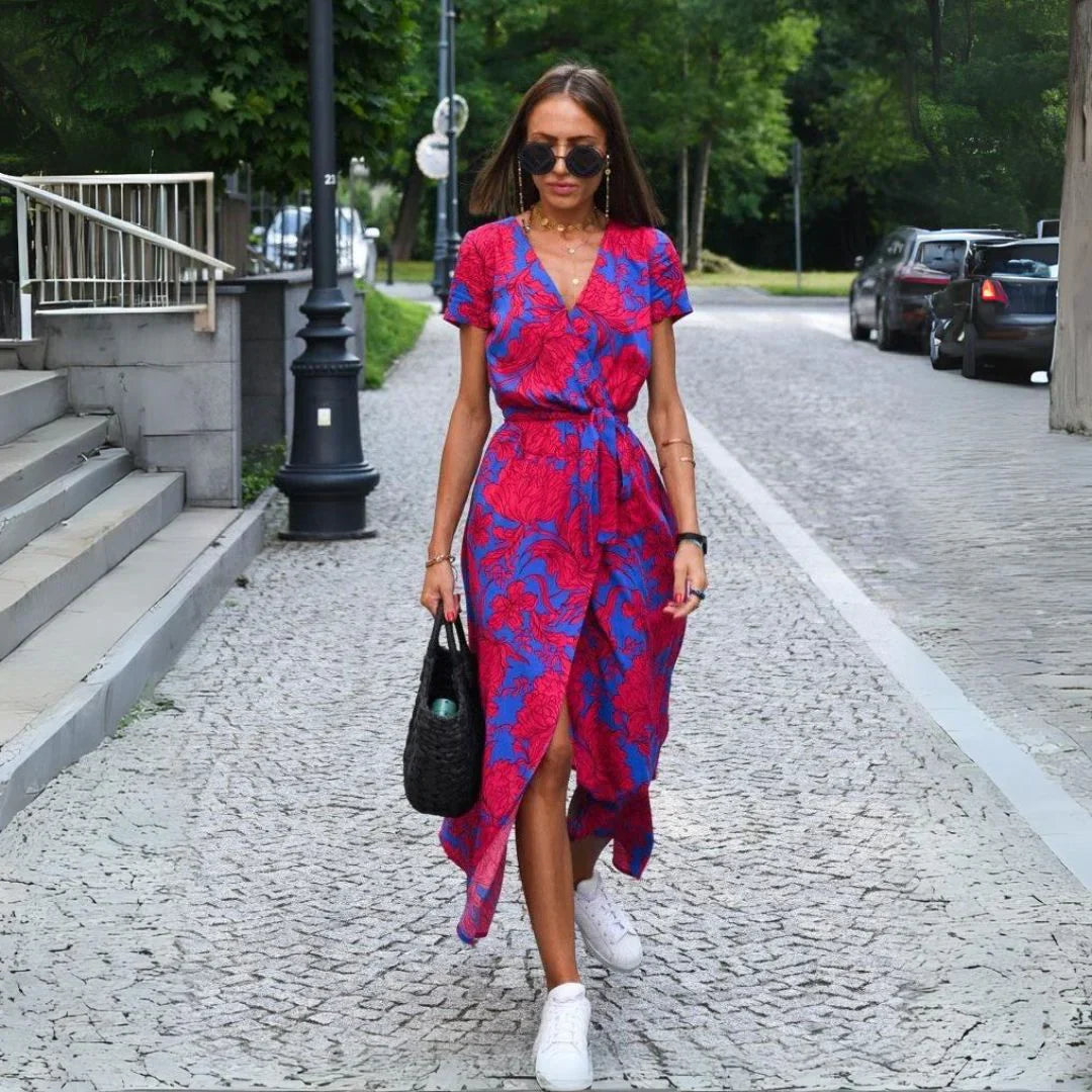Suzanne | Elegante jurk met V-hals