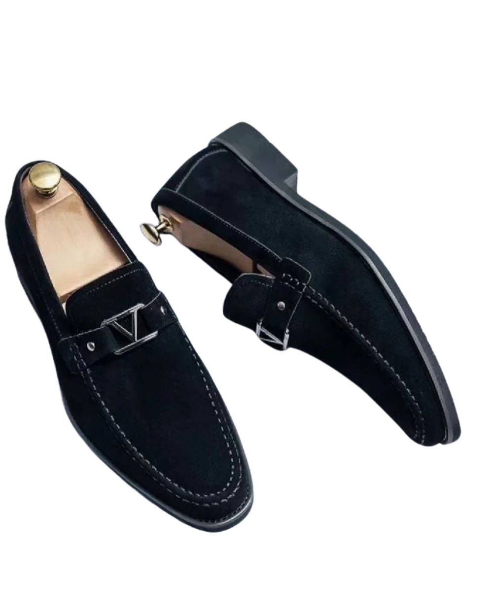 Verona chique loafers van suède