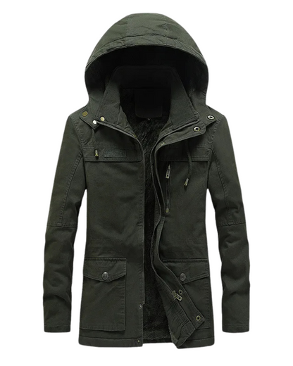 Elegante winddichte Winterjacke
