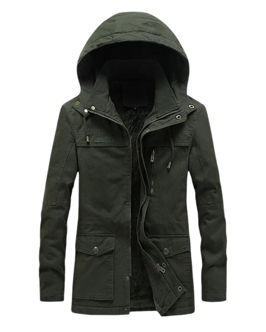 Elegante winddichte winterjas