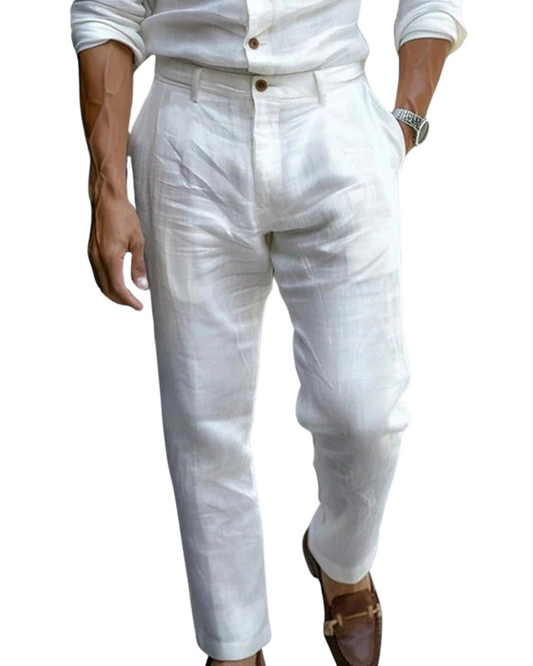 Saint - Tropez Chic Leinenhosen