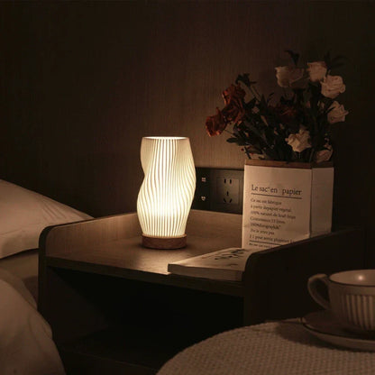 Serene wavecrest lamp