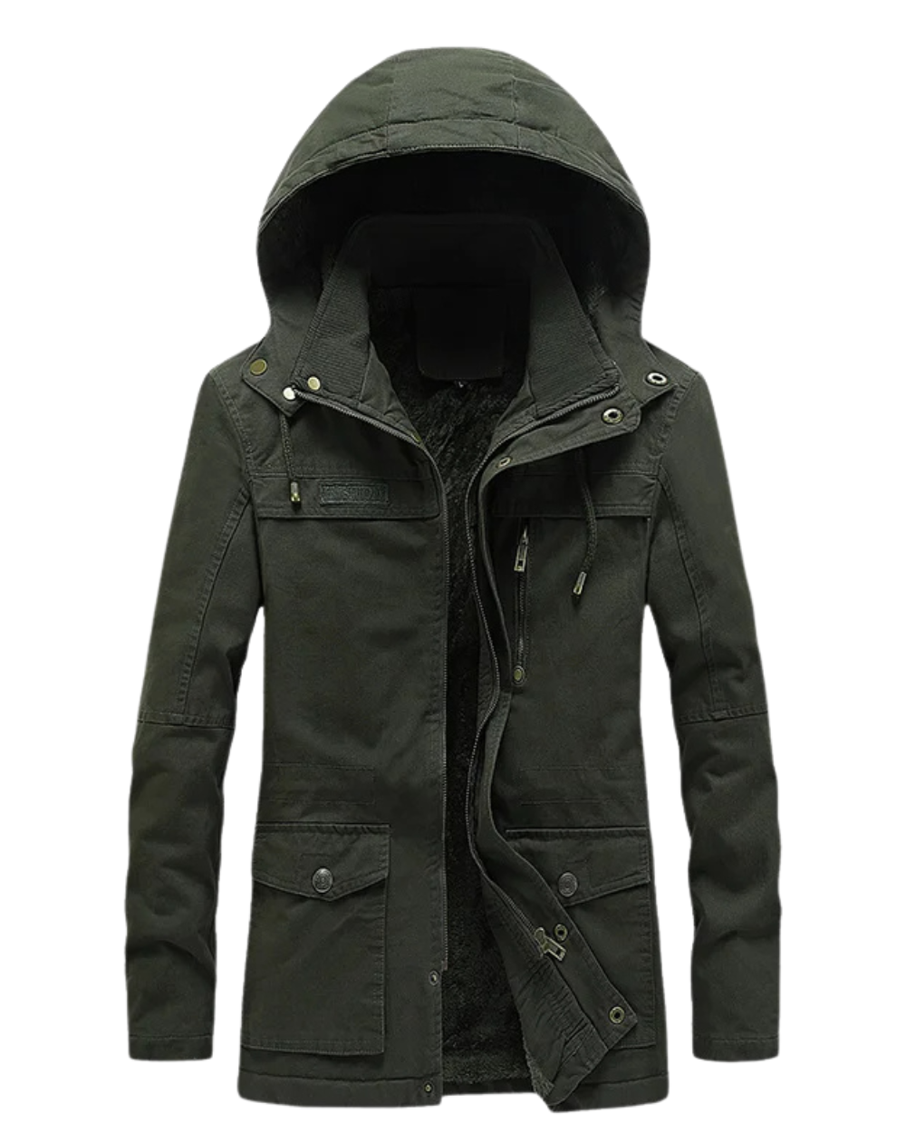 Casual katoenen winterjack