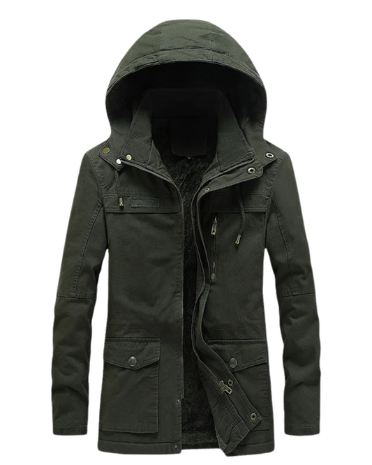 Casual katoenen winterjack