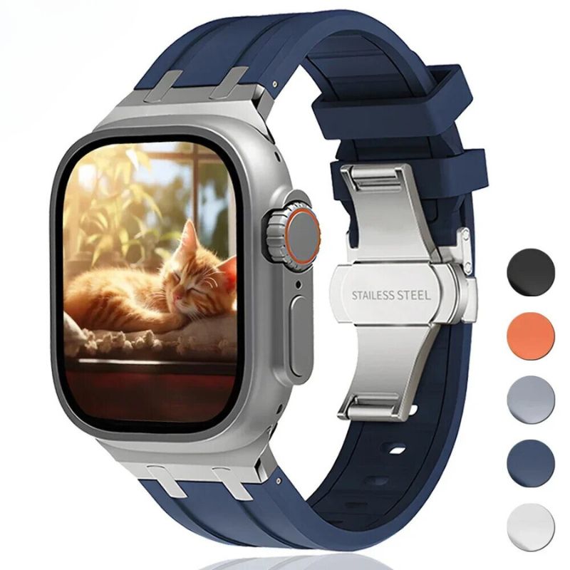 TitaniumTouch siliconen Apple Watch-bandje