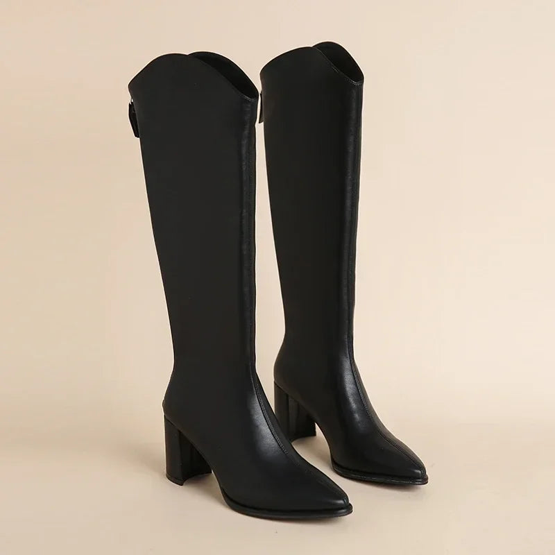 VALERIA™ - Luxuriöse Langschaftstiefel