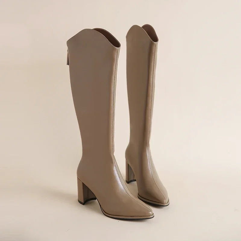 VALERIA™ - Luxuriöse Langschaftstiefel