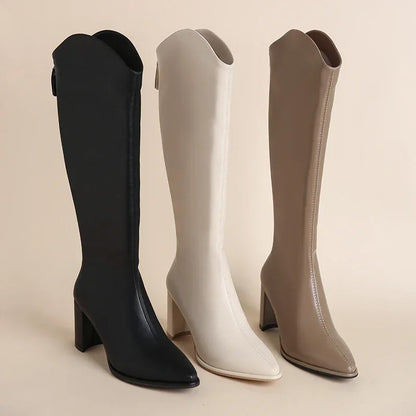 VALERIA™ - Luxuriöse Langschaftstiefel