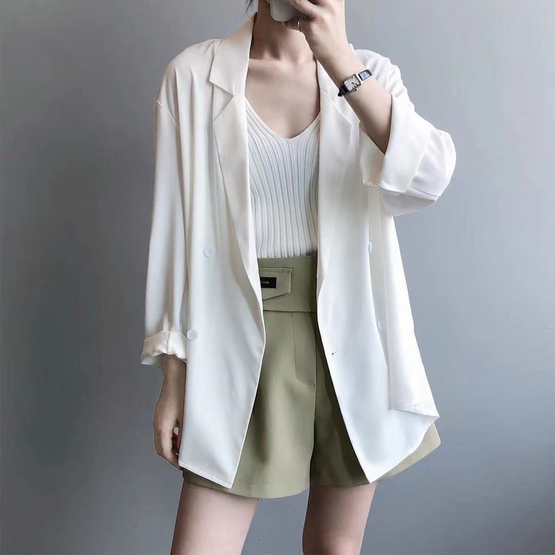 Valentina Rossi Parel Licht Blazer