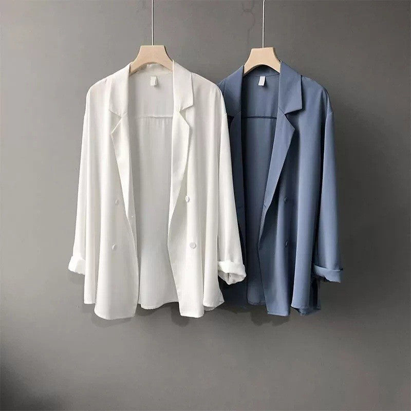 Valentina Rossi Parel Licht Blazer