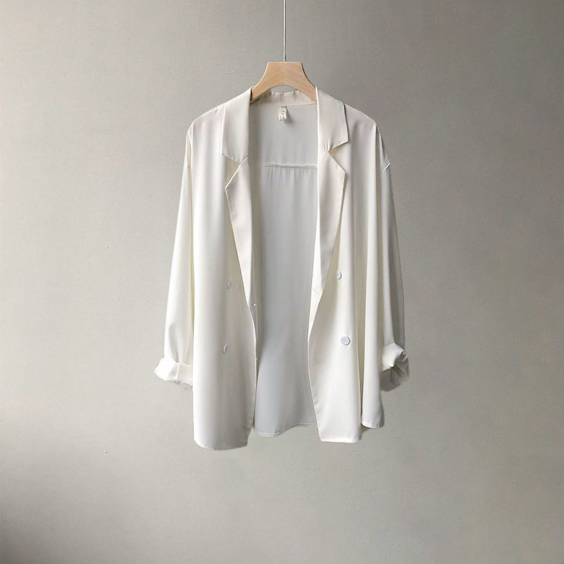 Valentina Rossi Parel Licht Blazer