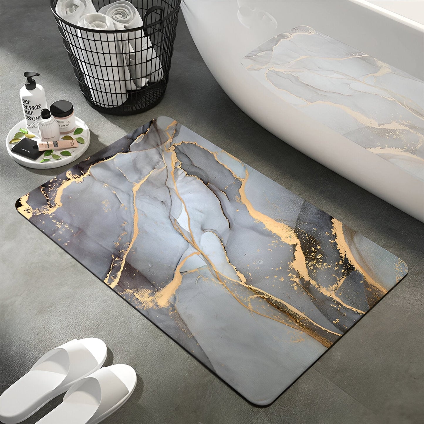 LuxeGold Stenen Badmat