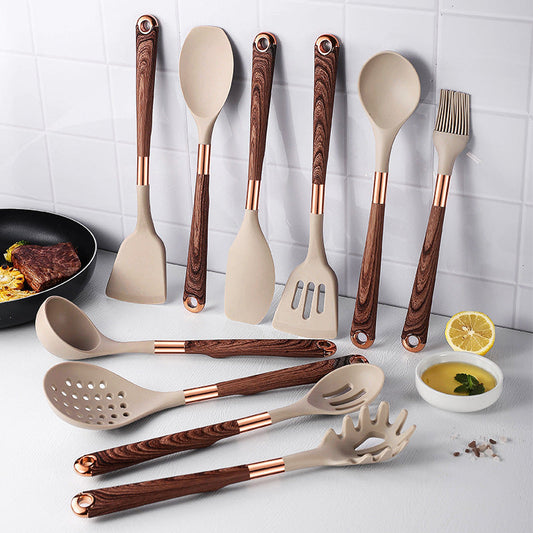 Set van 10 duurzame keukengerei