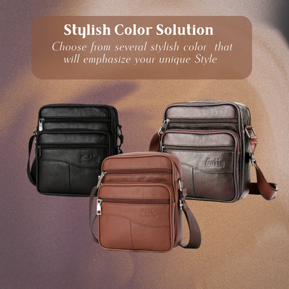 Carter – Leder-Schultertasche für Herren mit Multifunktionalem Design