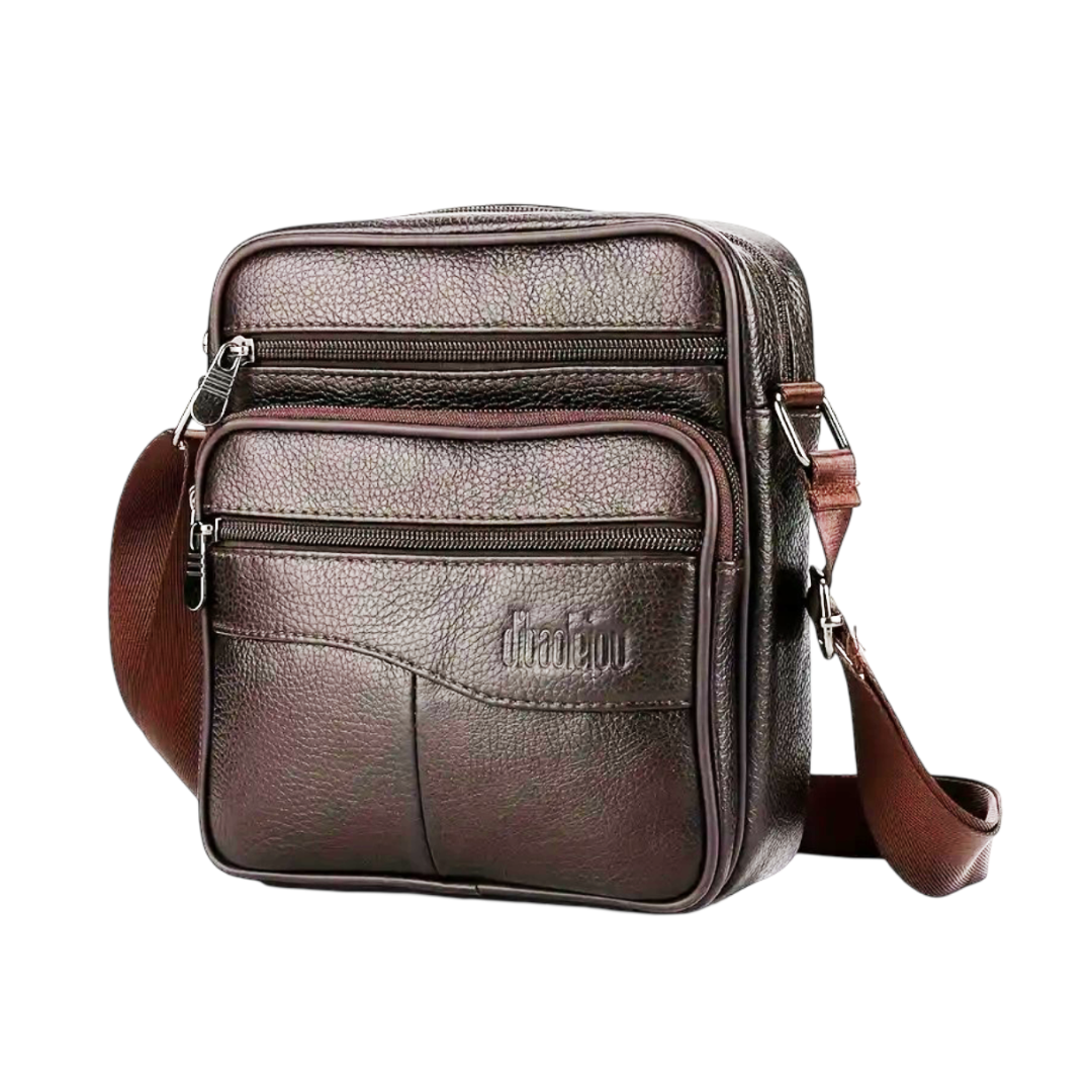 Carter – Leder-Schultertasche für Herren mit Multifunktionalem Design